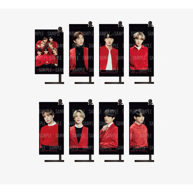 (PO KOREA) BTS 2023 BLACK FRIDAY - MINI FLAG OFFICIAL MERCHANDISE