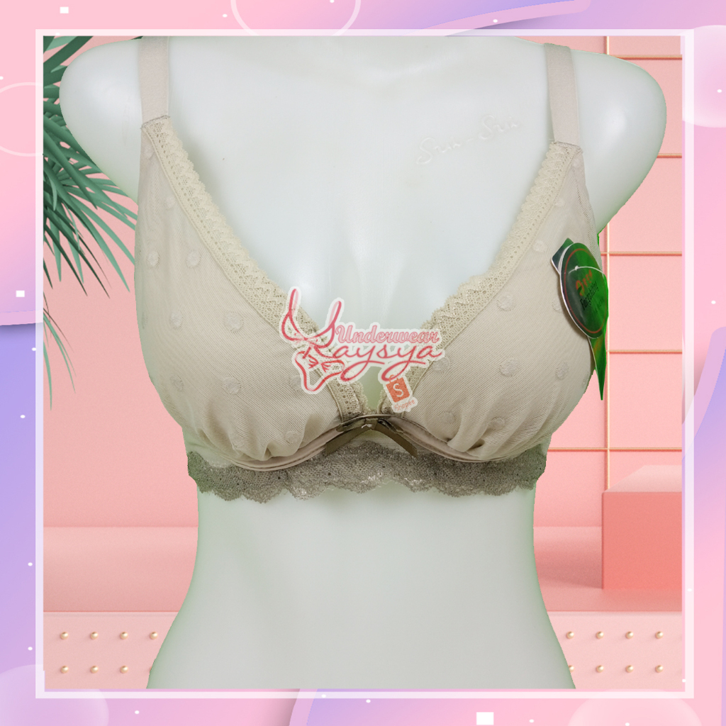 BH/Bra Fangzhiting Busa Sedang Tebal Pakai Kawat Ukuran 32-38