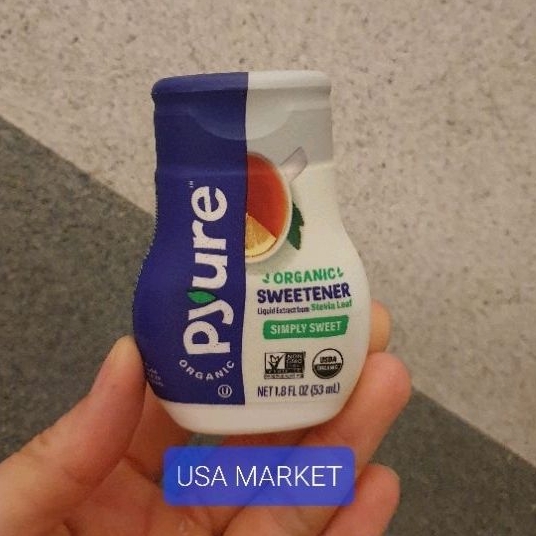 

Pyure Organic Liquid Stevia Sweetener Simply Sweet 53 ml pengganti gula