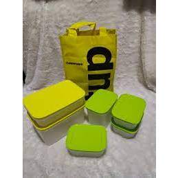 frozy cozy set tempat makanan tupperware