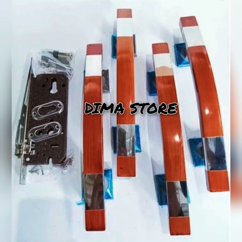 READY STOK Pull Handle Kotak Sabit Pintu Rumah + Body Pelor Tarikan Pintu Kupu Tarung Stainless Stel