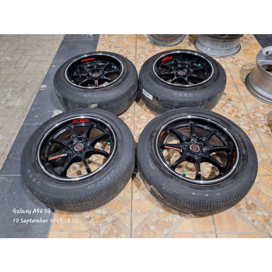 Velg Mobil Ring15 Ce28 R15x7/8.5 H4x100/114 Et30/38 Ban EcoPlus 195 60 R15