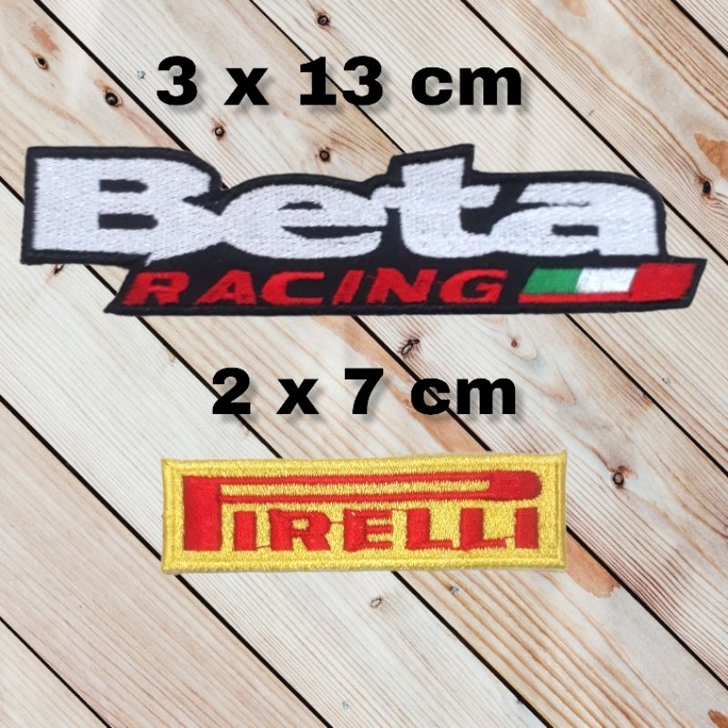 PATCH BORDIR/EMBLEM BORDIR/EMBLEM MOTOR/PATCH MOTOR/PATCH RACING/PIREL