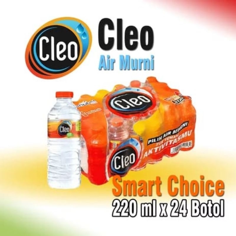 

Air minum CLEO 220ml isi 24 botol