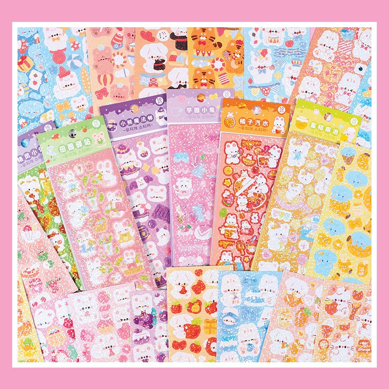 

HOUSE OF RAINBOW HOLOGRAM DIARY DECO STICKERS