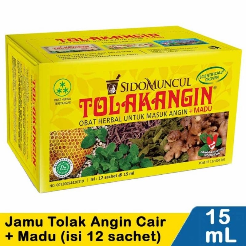 Tolak Angin Cair Dus 12 Sachet ( 1 Dus )