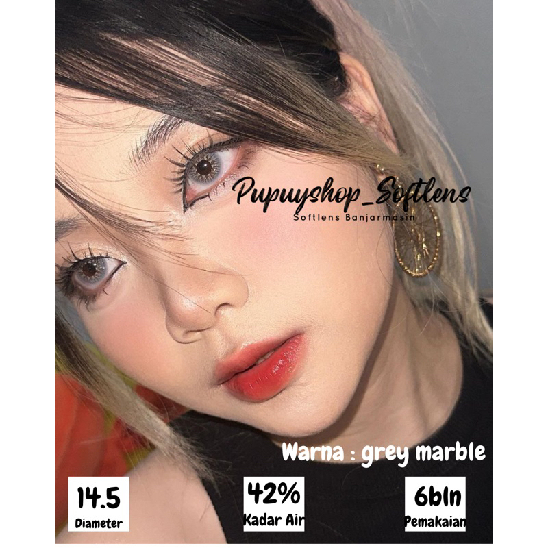 SOFTLENS MORE DUBAI MARBLE GREY NORMAL MINUS