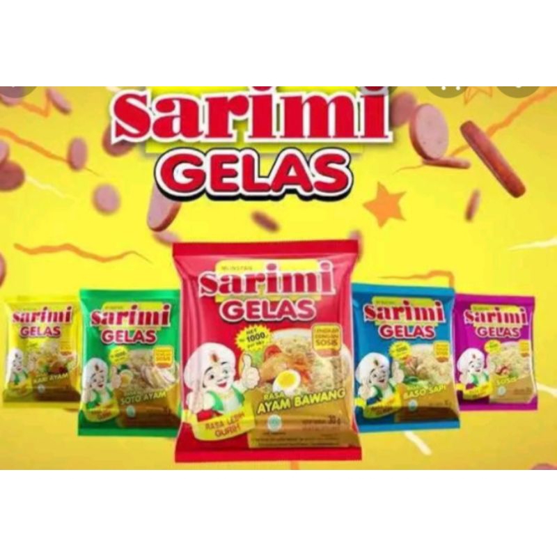 

sarimi gelas renceng isi 10pcs