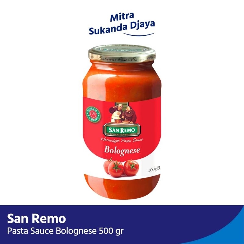 

san remo saus bolognese 500gr