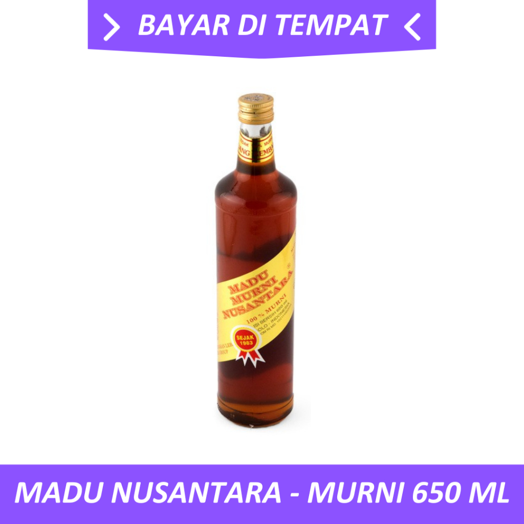 

Madu Nusantara 650 ML - Madu Murni 650 ML - Madu Asli - Suplemen Kesehatan - Original - Menjaga Daya Tahan Tubuh