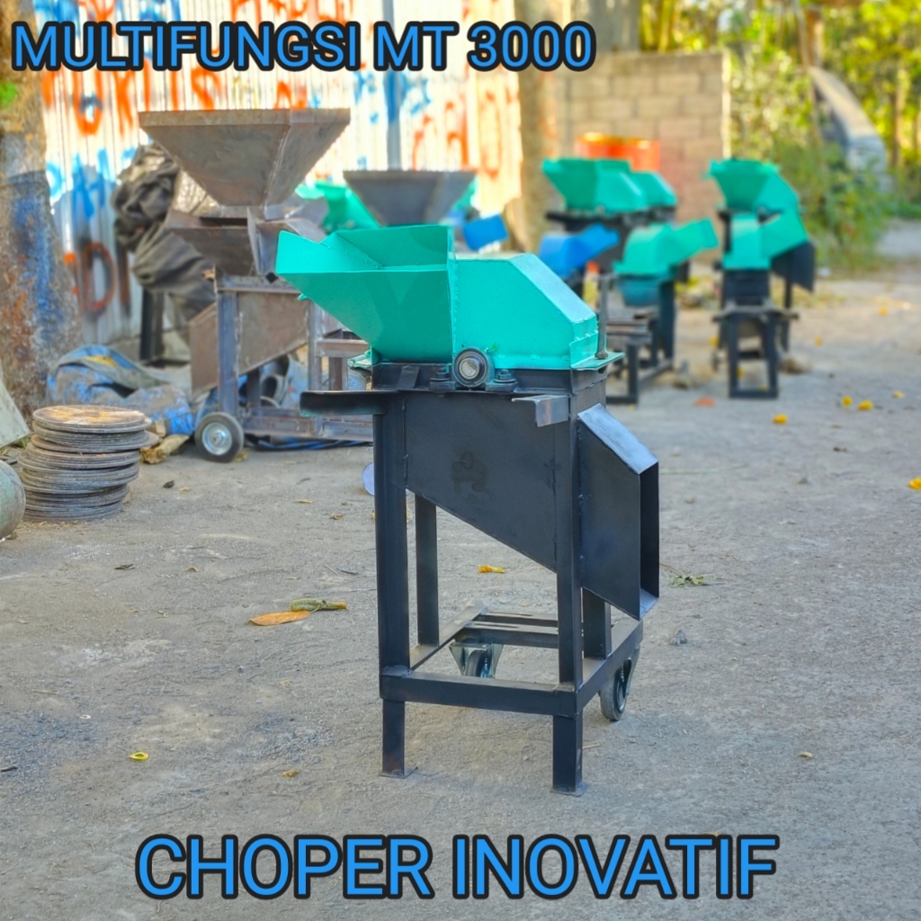 MESIN CHOPER MULTIFUNGSI MT3000,MESIN CACAH RUMPUT PAKAN TERNAK TERMURAH