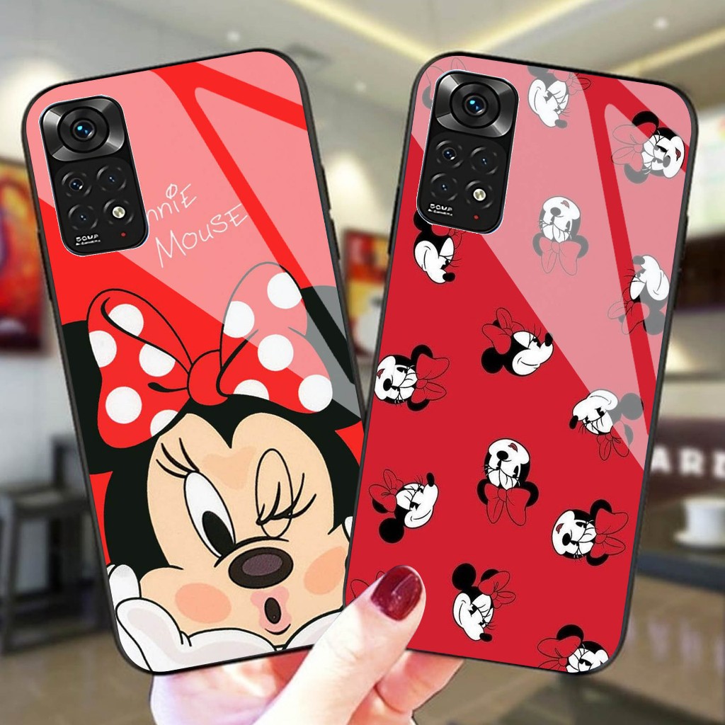 Case Kaca Redmi Note 11 - Kesing Hp Redmi Note 11 - Case Kaca Kilau  Redmi Note 11  - Case  Redmi No