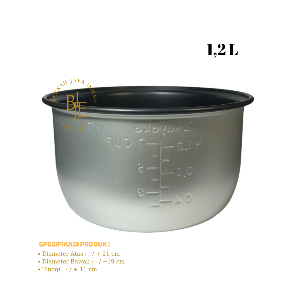 PANCI TEFLON MAGIC COM MIYAKO 1,2 LITER ORIGINAL MIYAKO