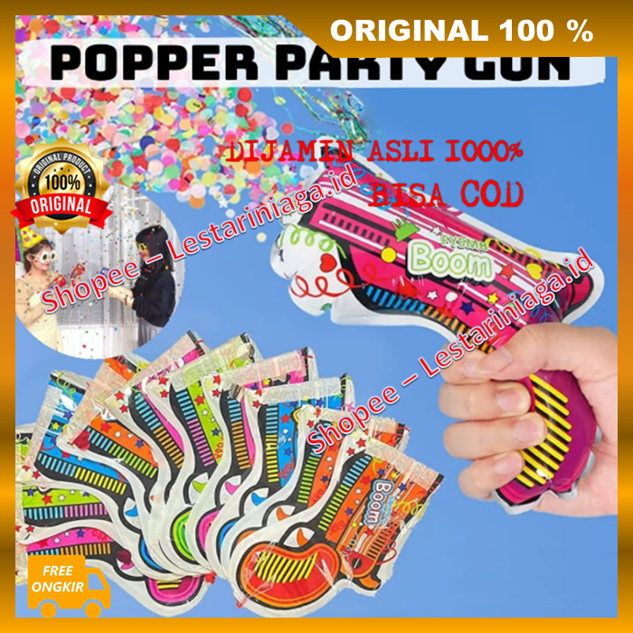 BELI 1 DAPAT 10 Fireworks Pistol Kembang Api Mainan Tiup Pistol Semprot Petasan Pesta Semburan Kerta