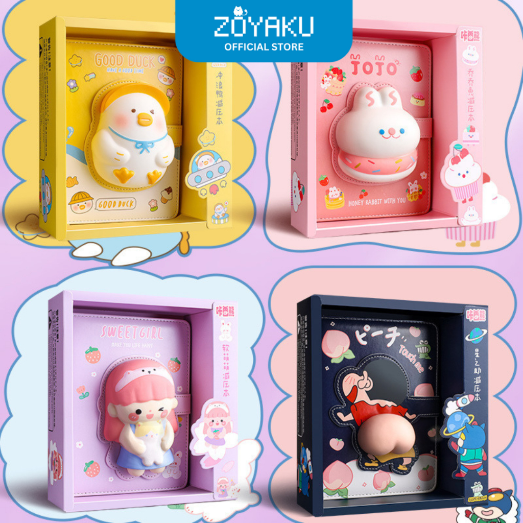 

Buku Notebook Squishy Buku Tulis Catatan Diary Lucu Decompression STY7012