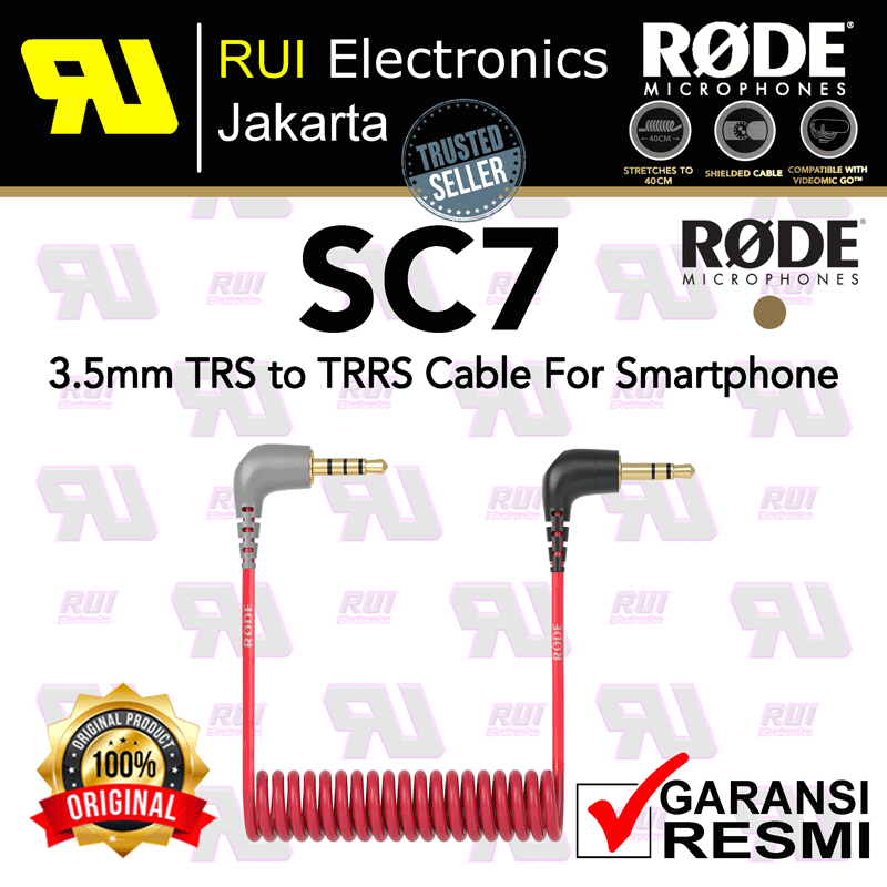 Rode SC7 3.5mm TRS to TRRS Patch Cable