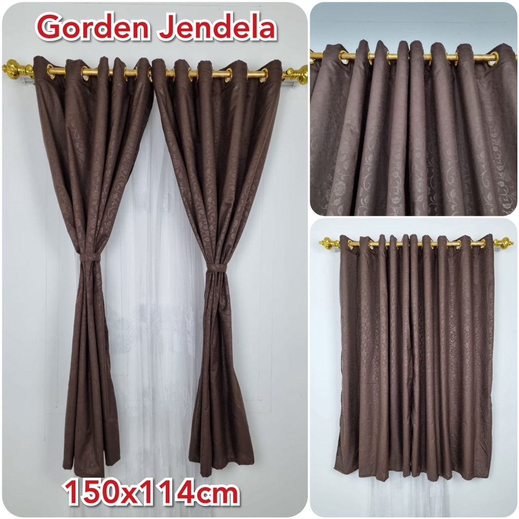 Gorden Jendela Kamar - Korden Jendela Ruang Tamu - Hordeng Jendela Smokering - Gorden Jendela Pendek