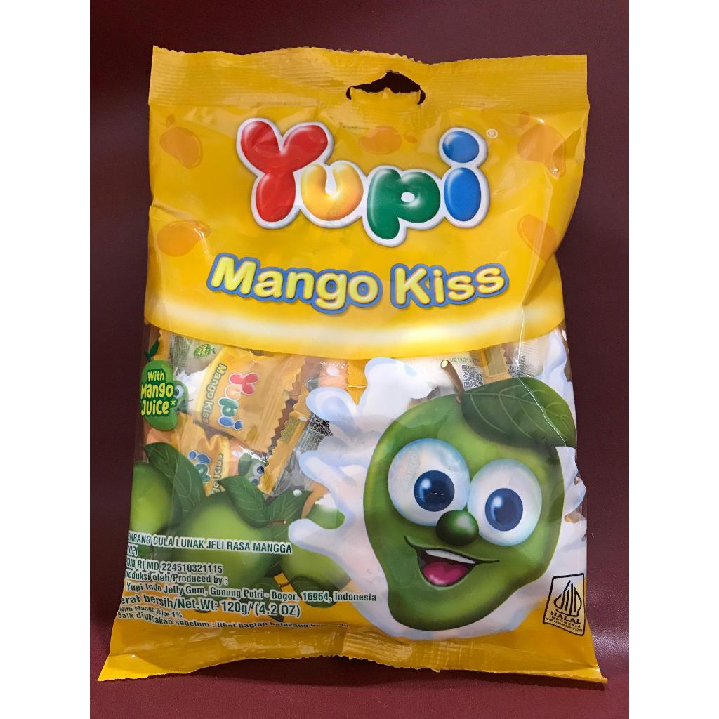 

Yupi Mango Kiss 120G - Permen Yupi Rasa Mangga