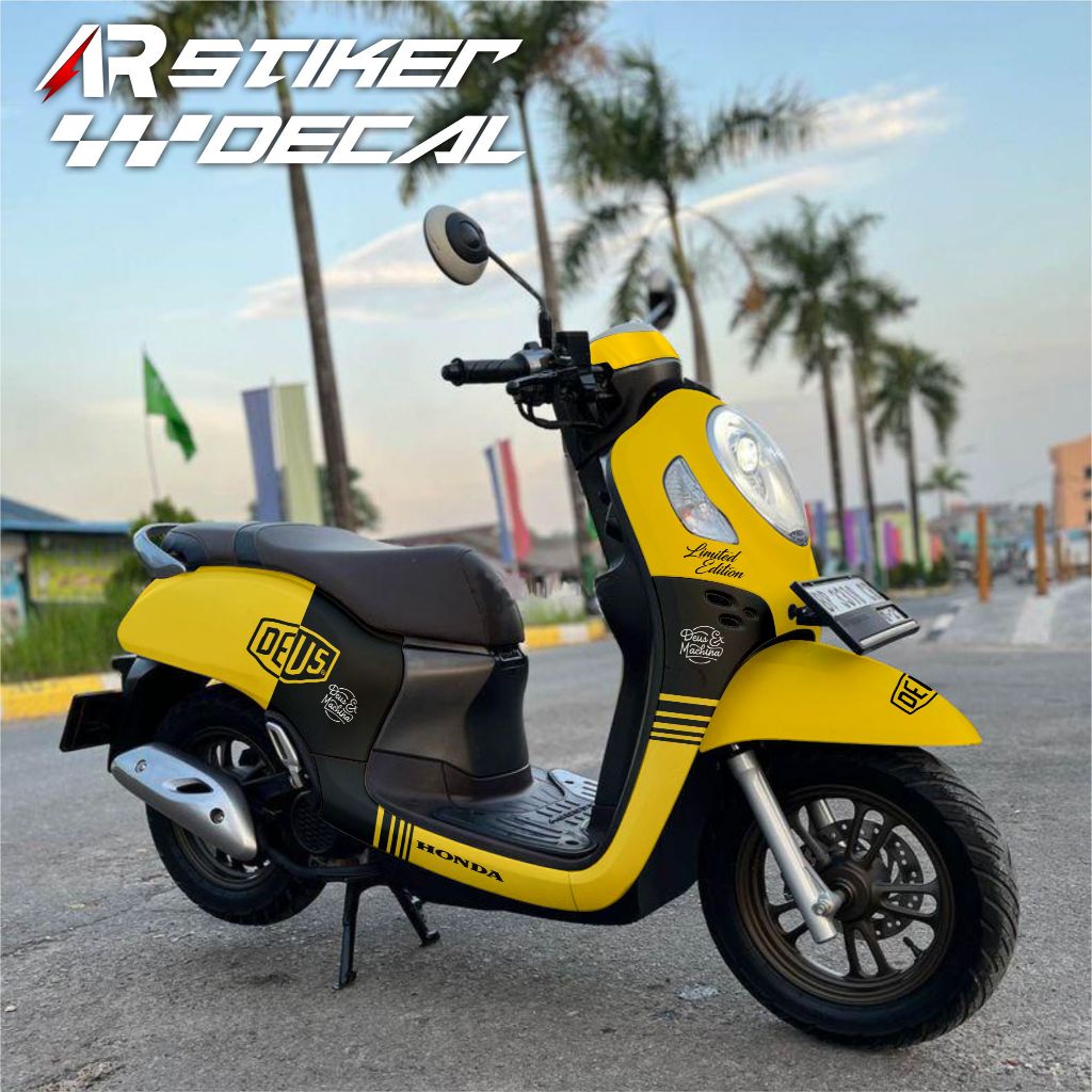 Dekal Scoopy FI Full body Decal Stiker Scoopy NEW FI 2013-2016, 2017-2020, 2021-2024 Scoopy Prestige