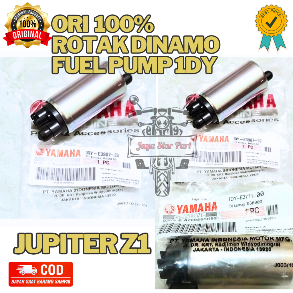 ORIGINAL ASLI YAMAHA ROTAK DINAMO FUEL PUMP JUPITER Z1 KODE 1DY ROTAK JUPITER Z 1 DINAMO FUEL PUMP J