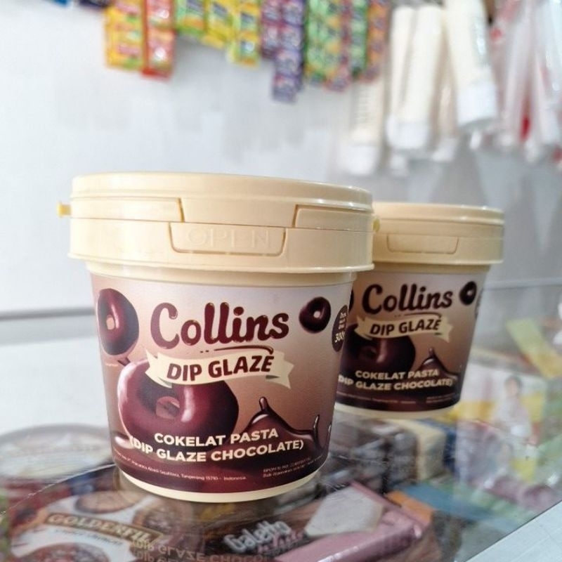 

COLLINS DIP GLAZE COKLAT 300 GR