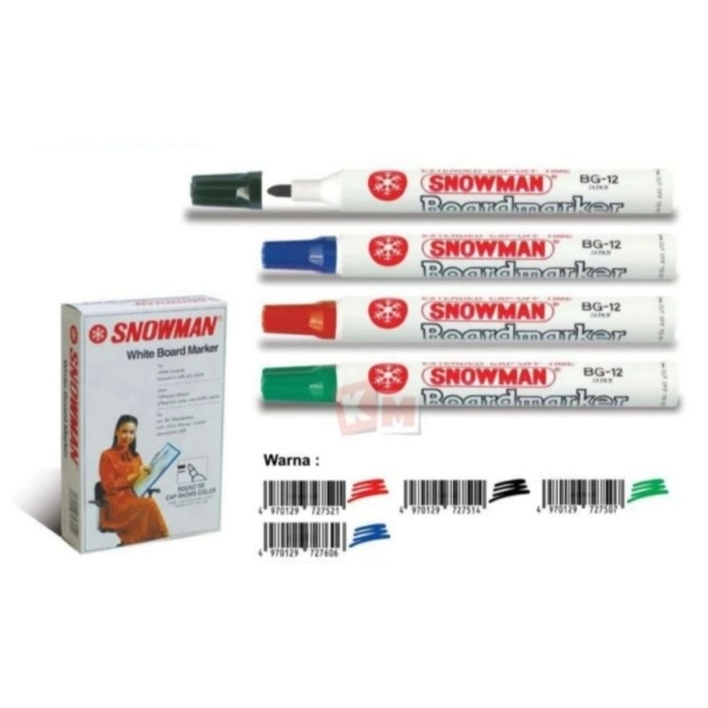 

(Ecer/pcs) Spidol Whiteboard Marker Snowman