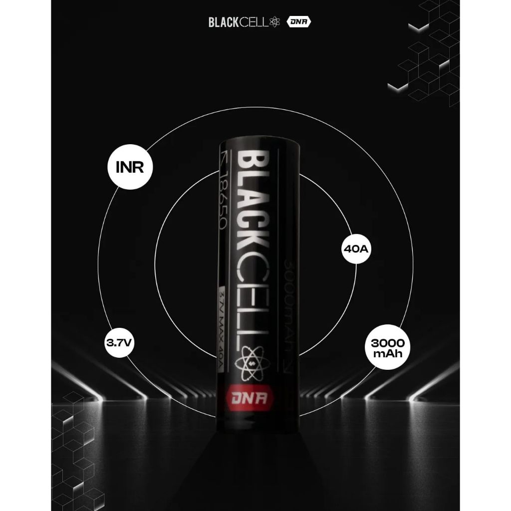 Baterai Blackcell 18650 3000mAh