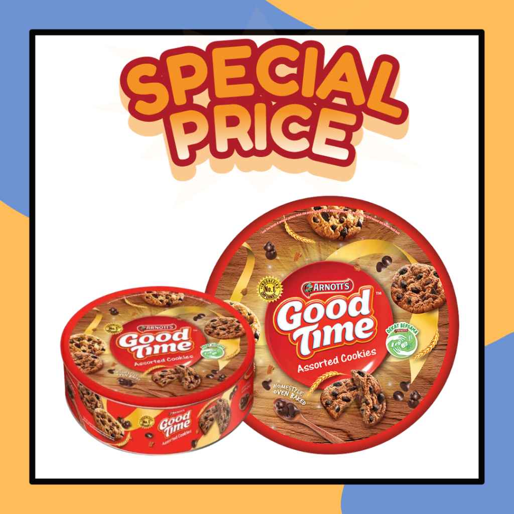 

Good Time Double Choco Assorted 144gr dan 256gr Kukis Biskuit Coklat Choco Chip Goodtime