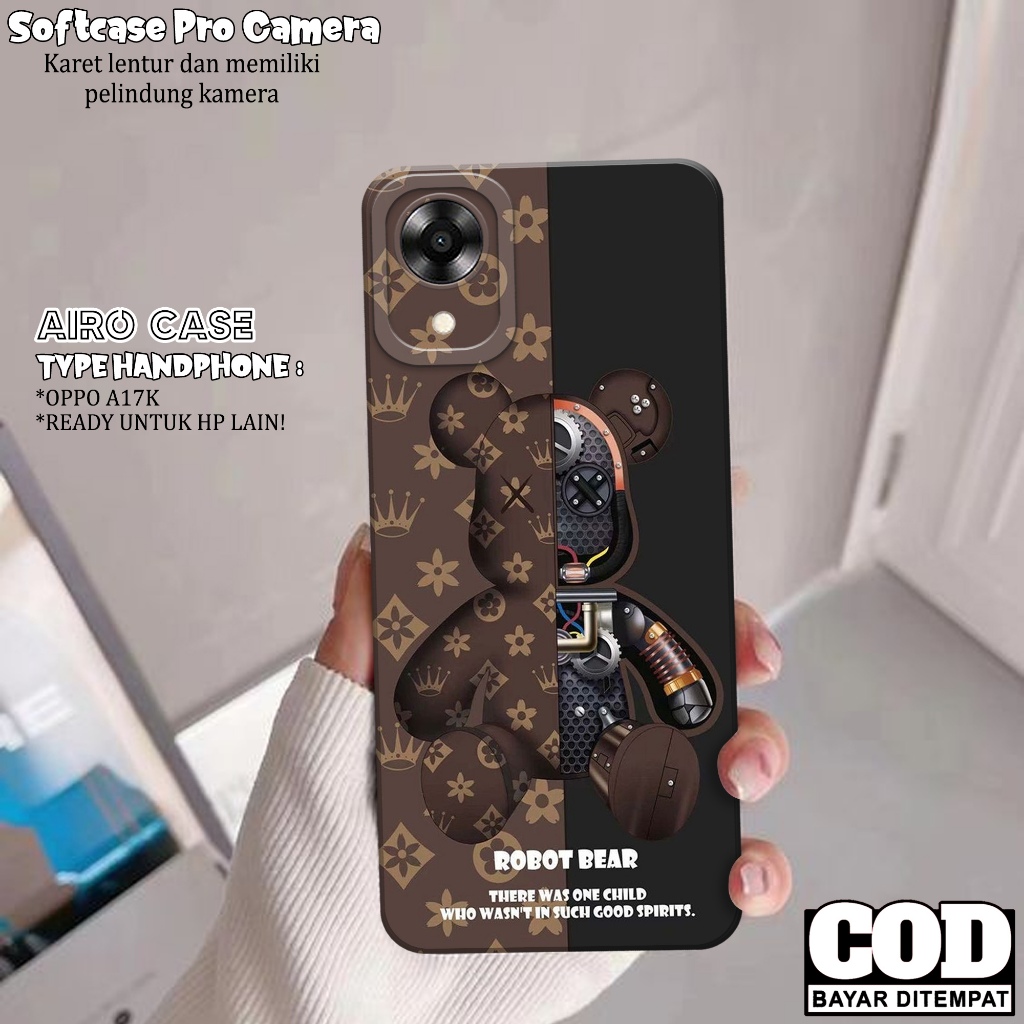 Case Oppo A17K - Softcase Oppo A17K - Softcase Pro Camera - AIRO CASE - Case Tpu - Casing Oppo A17K 