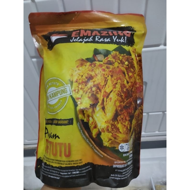 

Emazing Ayam Kampung Ayam Betutu uk 700 gr