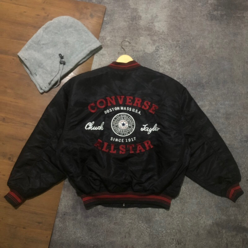 Vintage Bomber Jacket Converse Boston USA