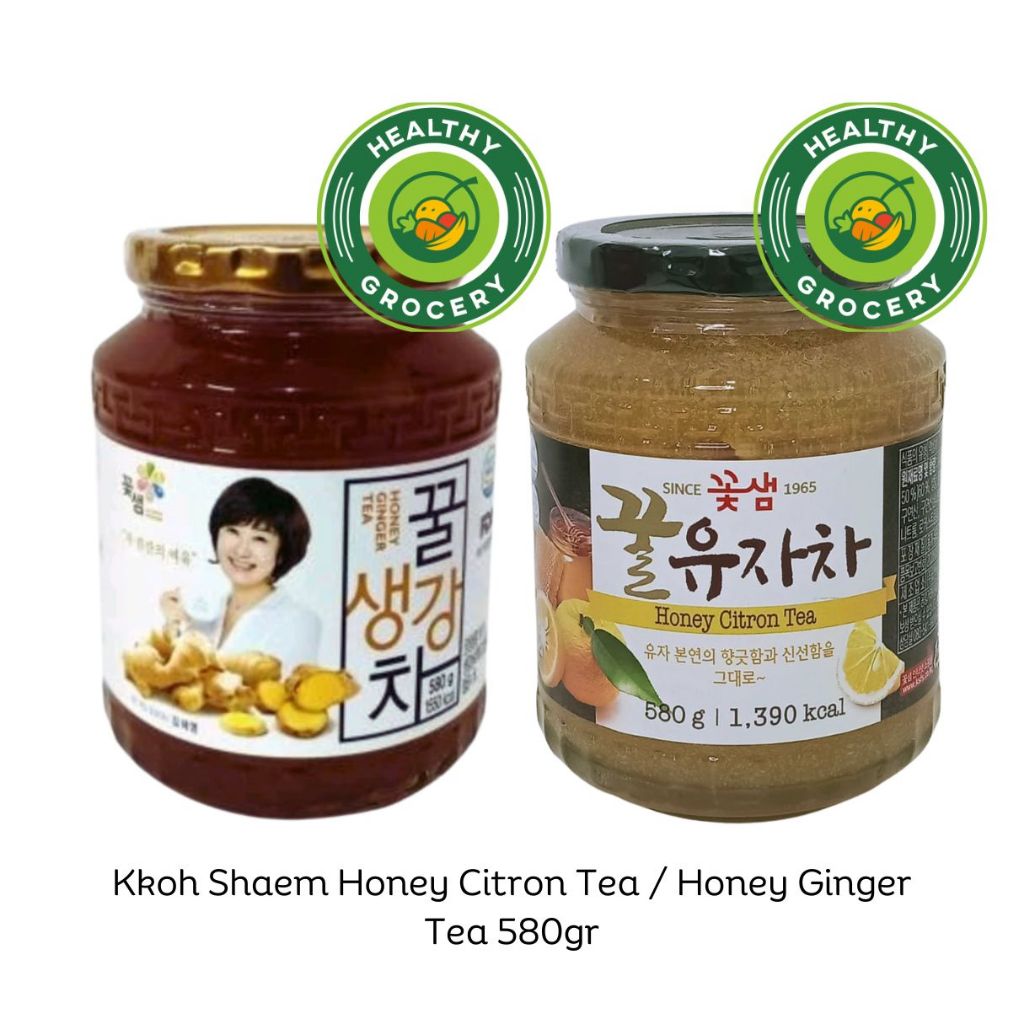 

Kkoh Shaem Honey Citron Tea 580gr Teh korea / Honey Ginger Tea 580gr