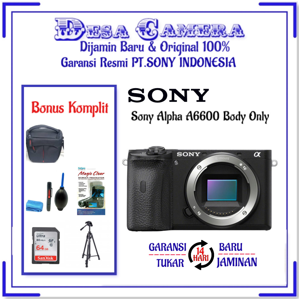 Sony Alpha A6600 Body Only - Sony A6600 Body Only