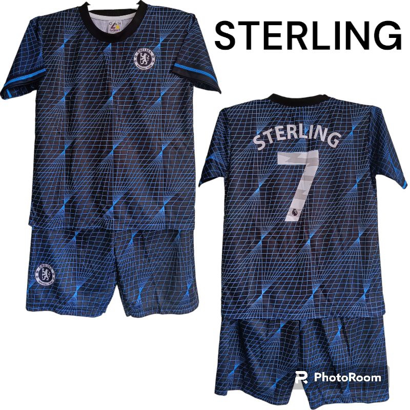 setelan Jersey Chelsea away umur 6-12 thn