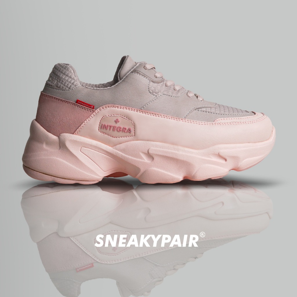 SNEAKYPAIR Integra Vivere Pink Sepatu Wanita Sneakers Shoes
