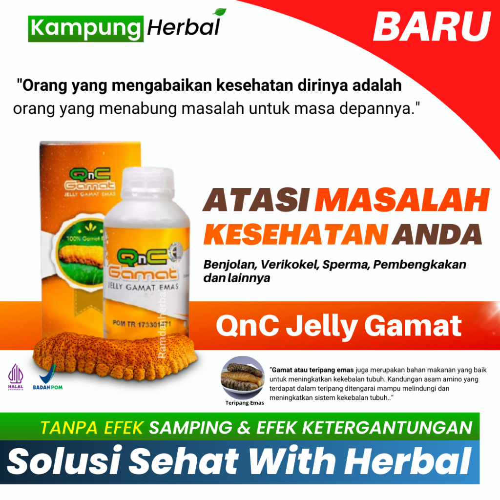 Obat Benjolan, Varises Di Testis, Testis Tidak Turun, Saluran Sperma Tersumbat, Pengental Sperma QnC