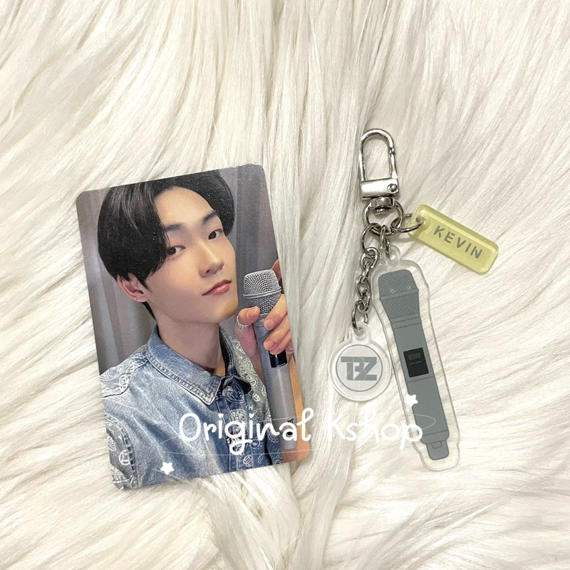 The Boyz Zeneration MD Acrylic Microphone Keyring Kevin Key Ring
