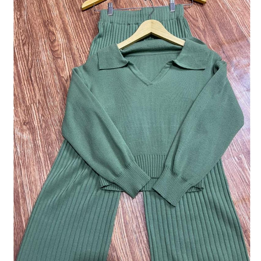 MOLLY ONE SET RAJUT WANITA /setelan rajut/set rajut/one set polos