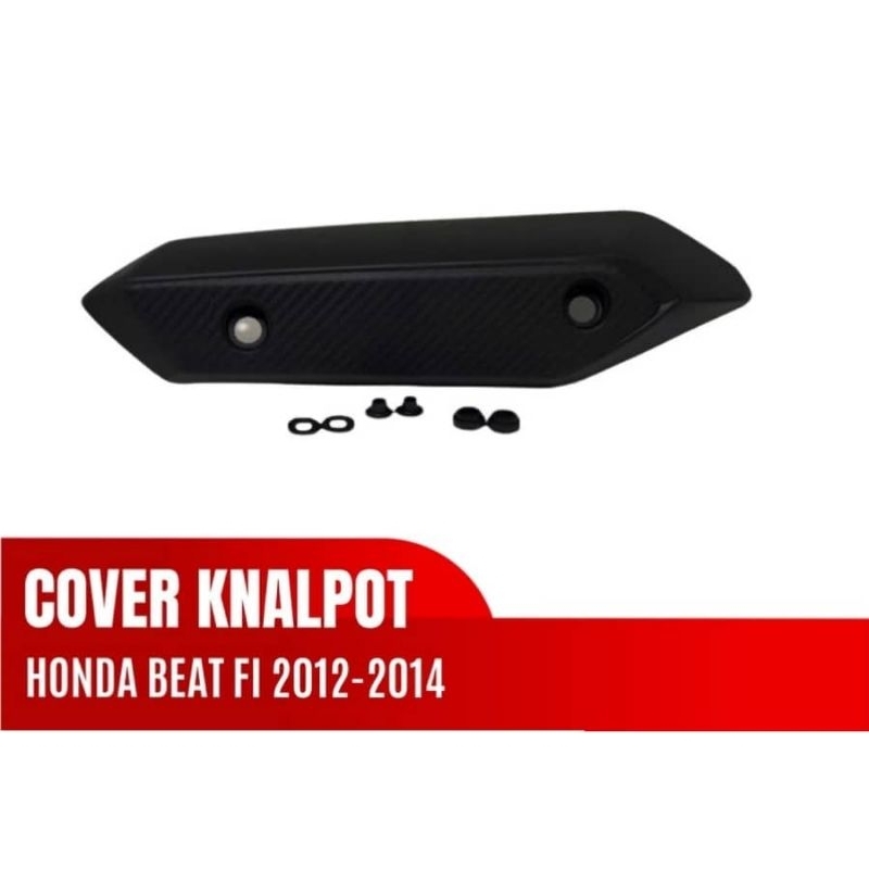 Tutup Knalpot/Tameng Knalpot Honda Beat FI