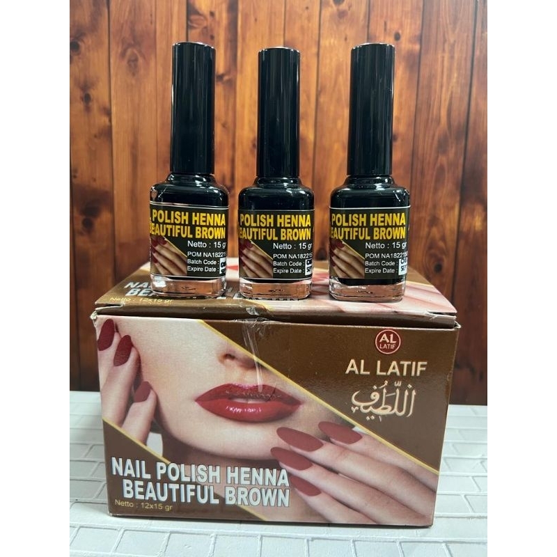 vtxbps- AL LATIF NAIL POLISH HENNA 5GR