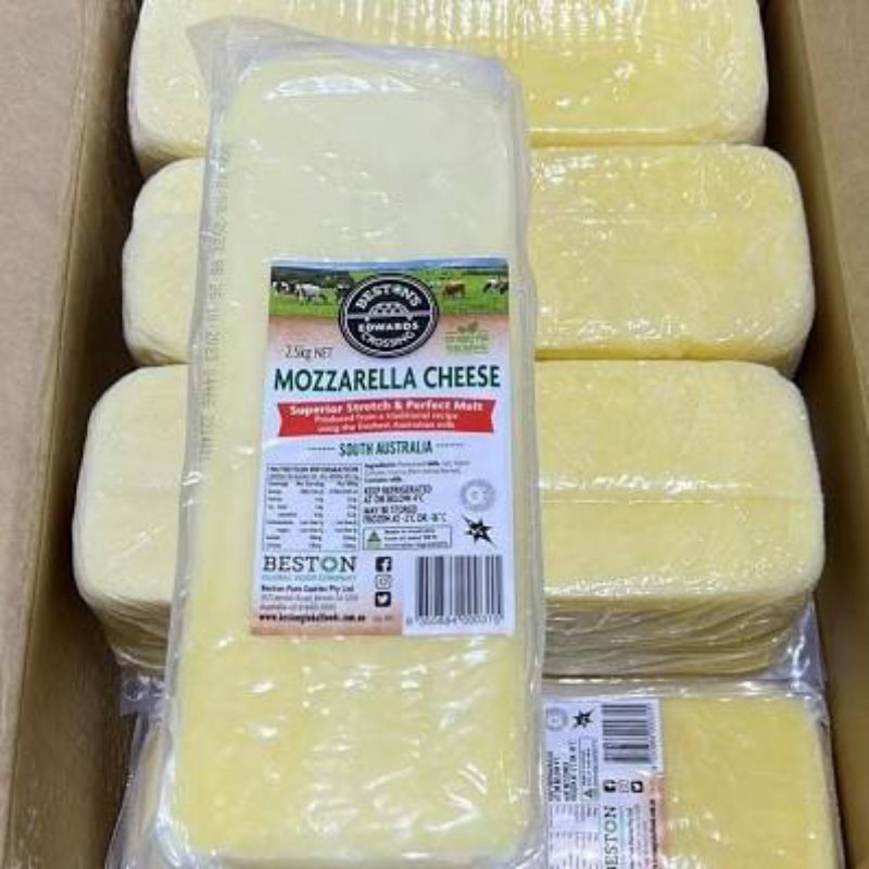 

Keju Mozarella BESTON 2.5Kg BLOCK (instant)