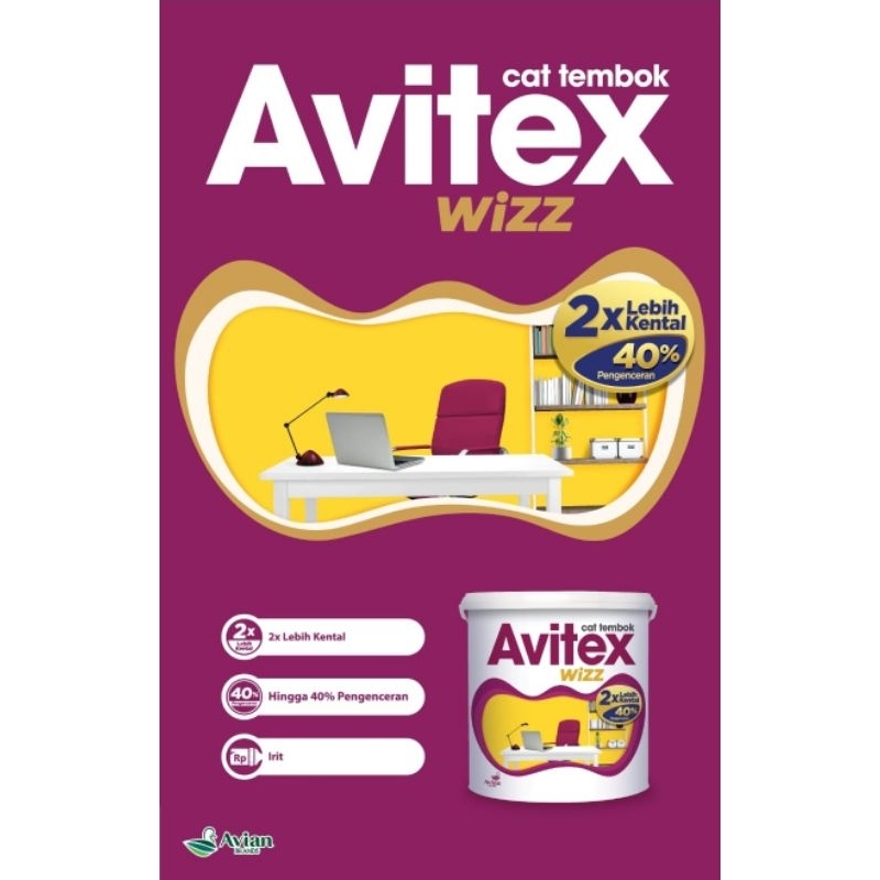 Cat Tembok Avitex 25 Kg