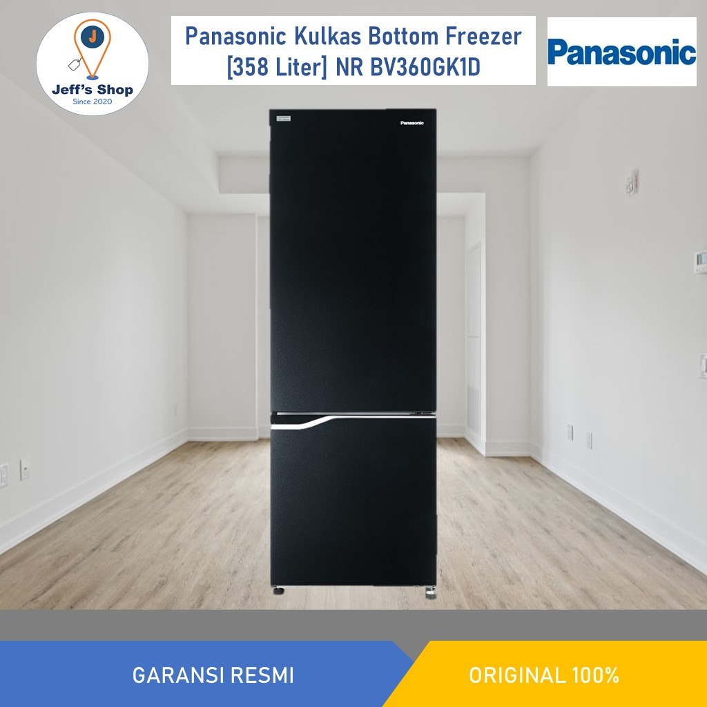 Kulkas Panasonic NR-BV360GK1D 2 Pintu Freezer Bawah