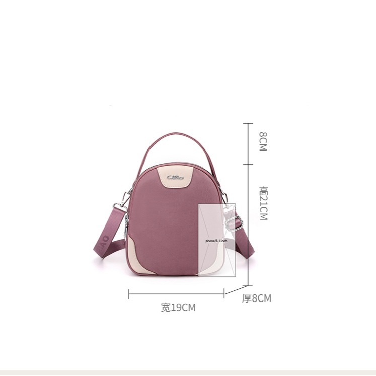 CHIBAO - Tas selempang 2in1 original CHIBAO 8195 tas ransel wanita Import waterproof