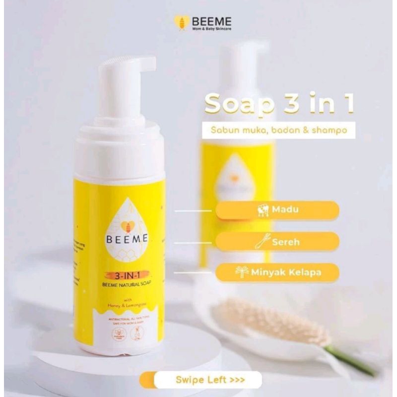 BEEME NATURAL SOAP 3IN1