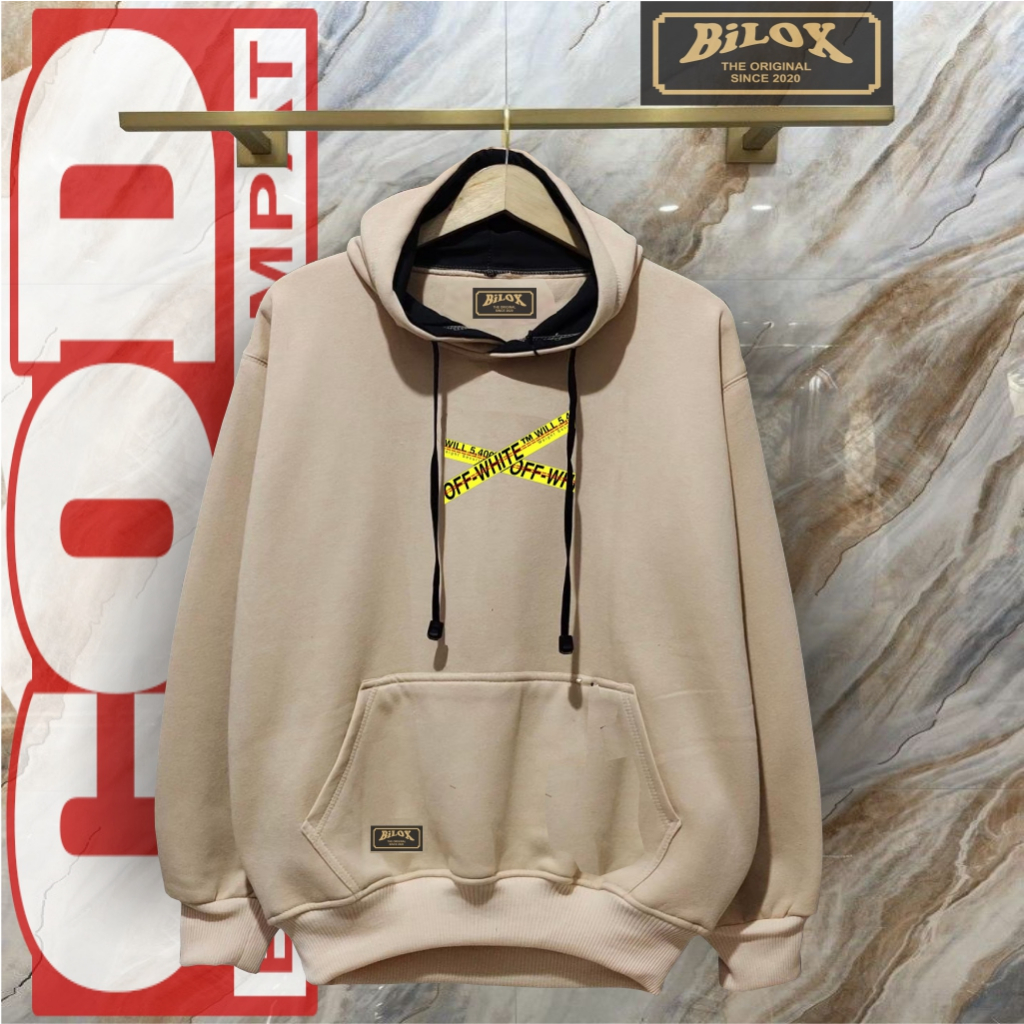 Hoodie Sweater Pria Wanita Distro Warna Abu Paralon Hodi Murah Jaket Tebal Authentic Terbaru 2023 Ke