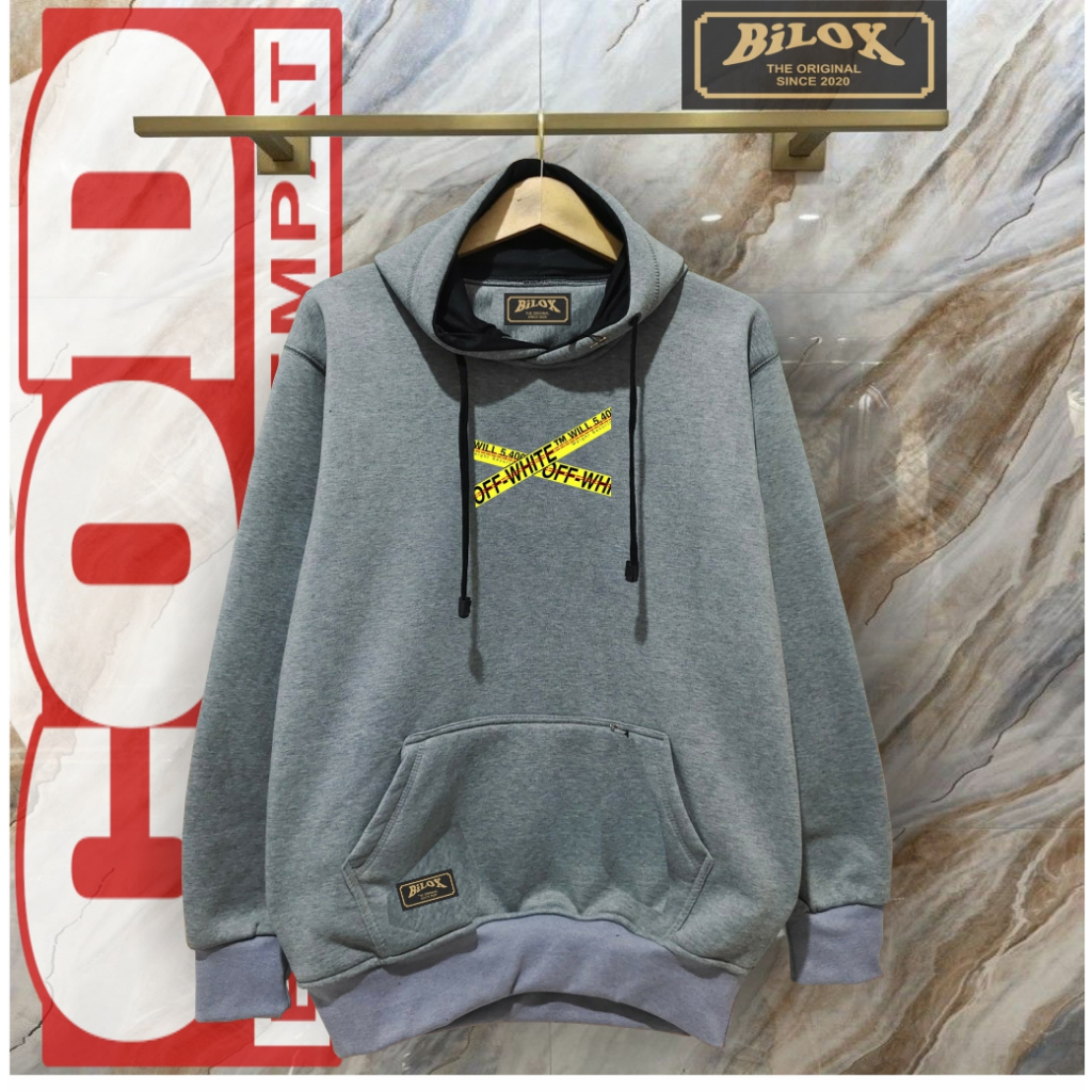 Hoodie Pria Wanita Off White Death Dream Hoodie Size M-XXL