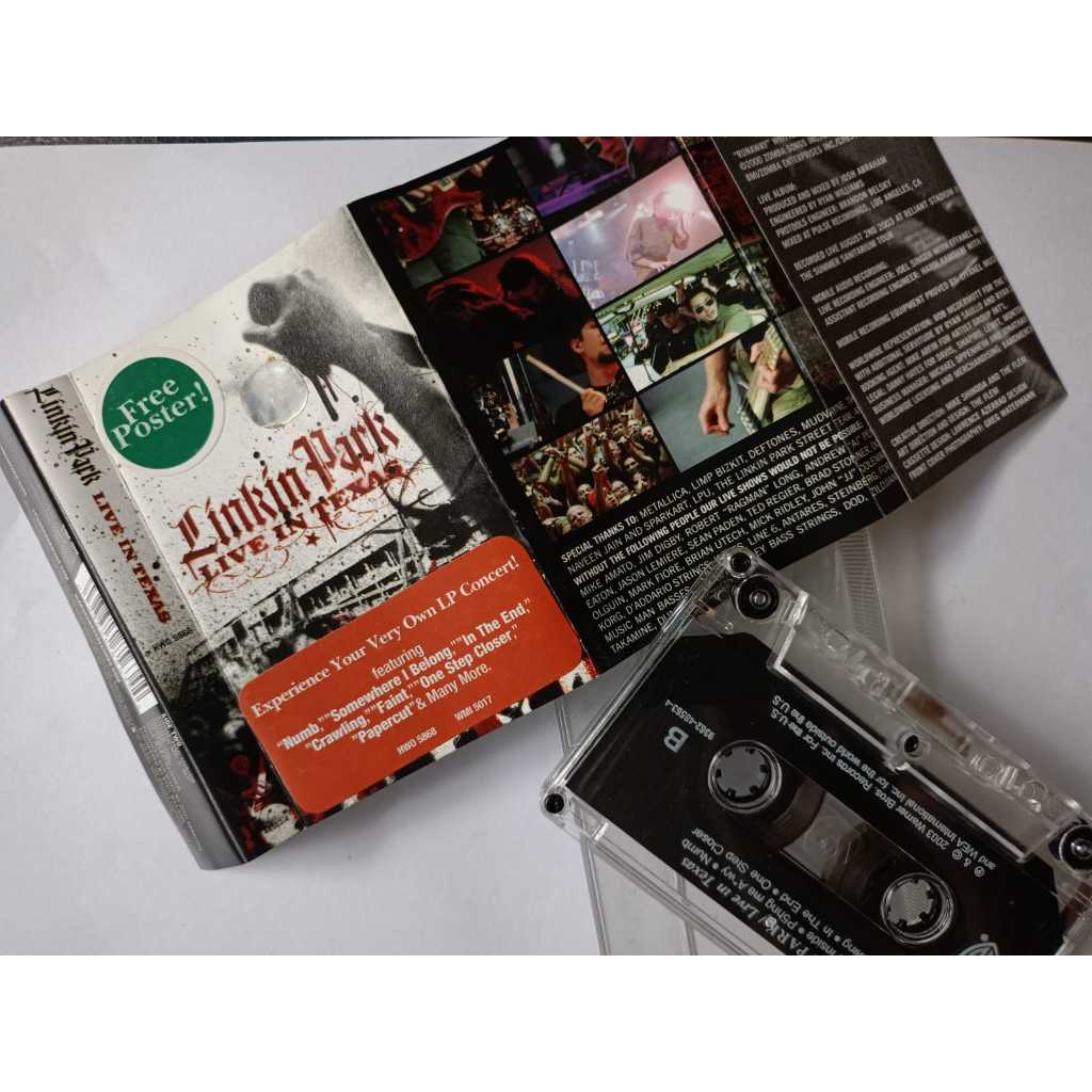 Kaset Pita Original | Linkin Park | Live in Texas (Preloved)