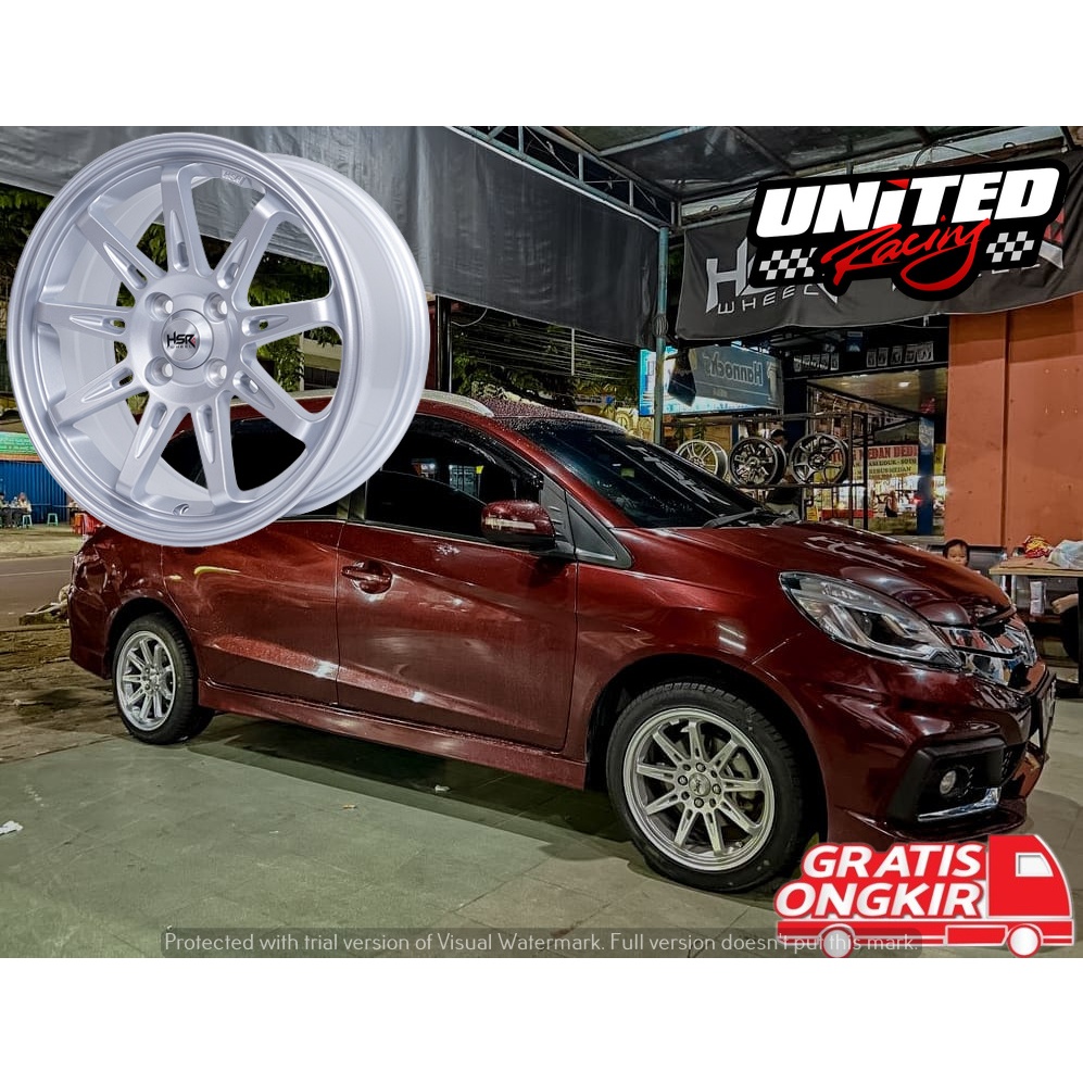 PAKET VELG DAN BAN MOBIL MURAH RING 16 HSR TIKALA SILVER+ BAN 195 55 R16
