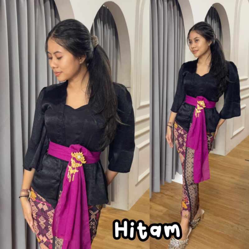 SIMONA KEBAYA Silky Lonceng Kebaya Saja Kebaya Bali Non Brokat